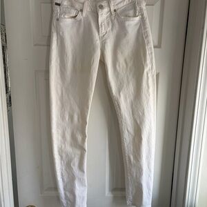 Citizens of Humanity - Arielle Mid Rise Slim White Jeans - 26